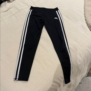 Adidas Kids Leggings in Black and Dark Gray. 2Pc Twin pack set(Ships from OR)